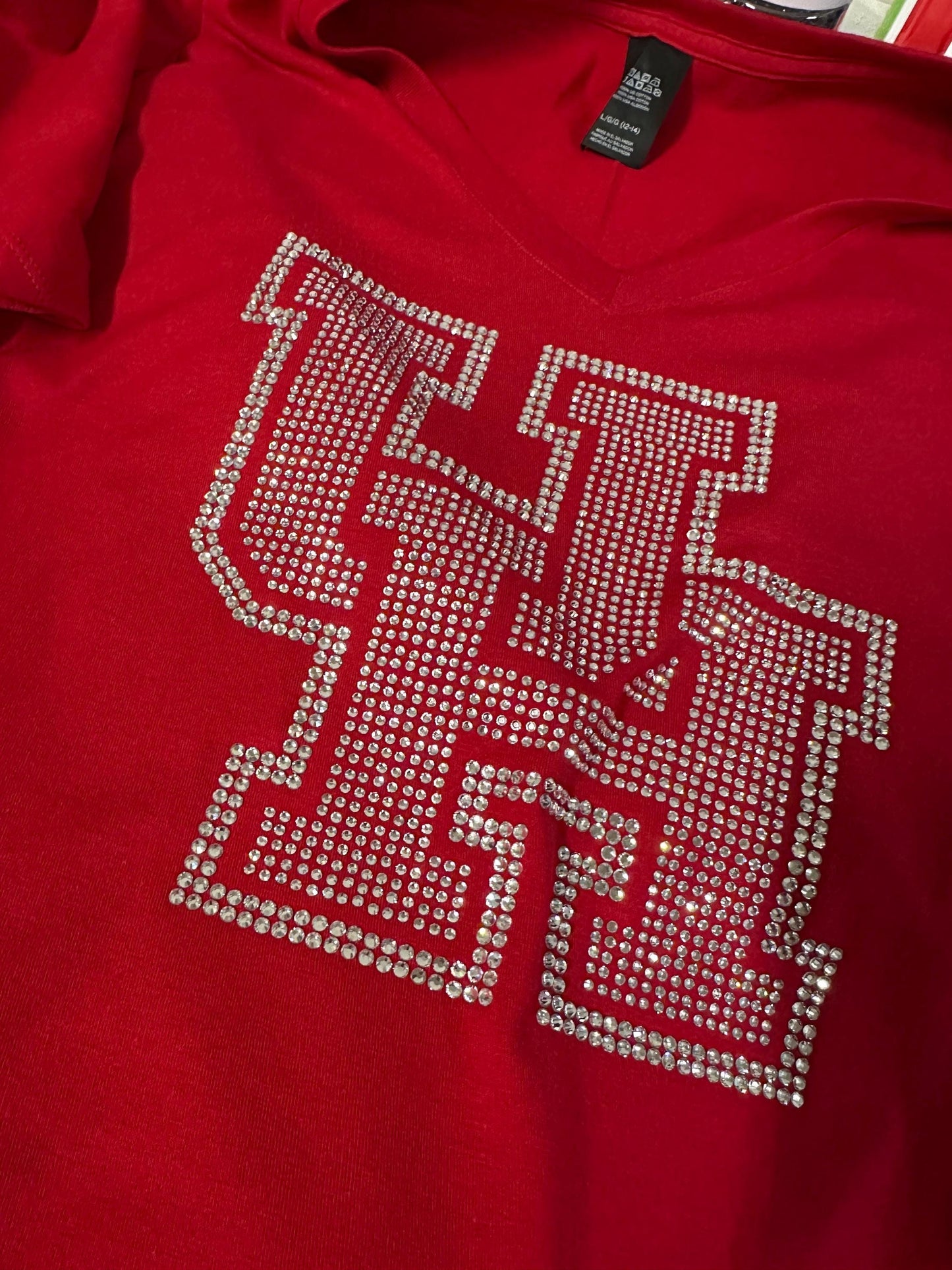 Camiseta con logo de la UH, camiseta universitaria, camiseta unisex con logo, camiseta con logo de Houston