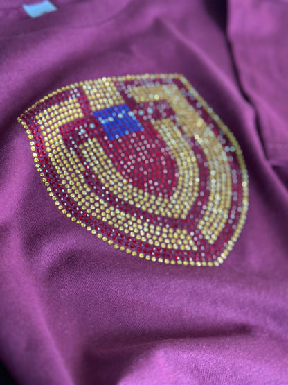 Camiseta Venezuela con brillo, camiseta Vinotinto, camiseta de fútbol, camiseta unisex con brillo, camiseta de fútbol
