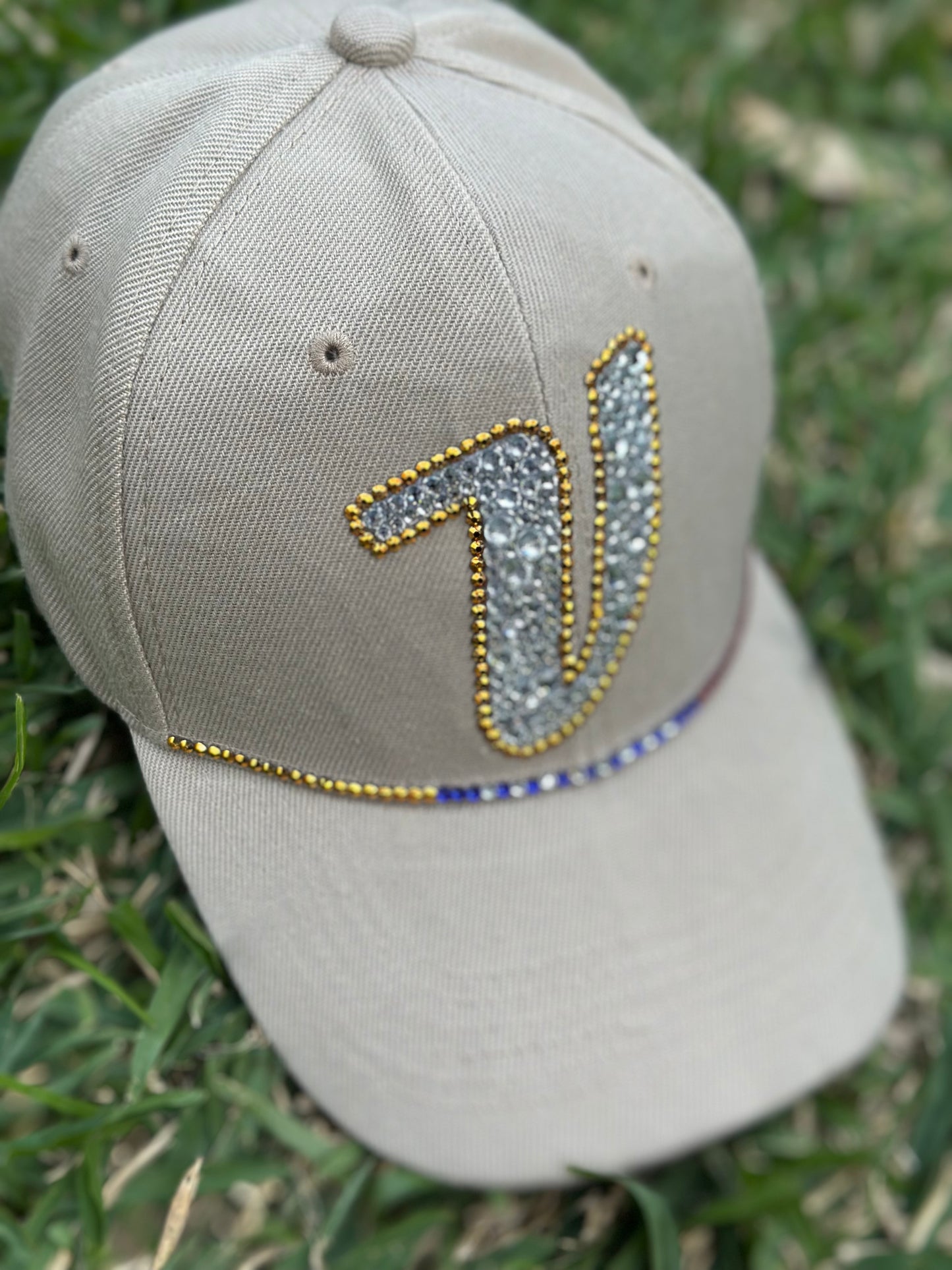 Gorra de béisbol con cristales de imitación, equipo de béisbol, cristales de imitación, gorra de béisbol, La Vinotinto, Venezuela