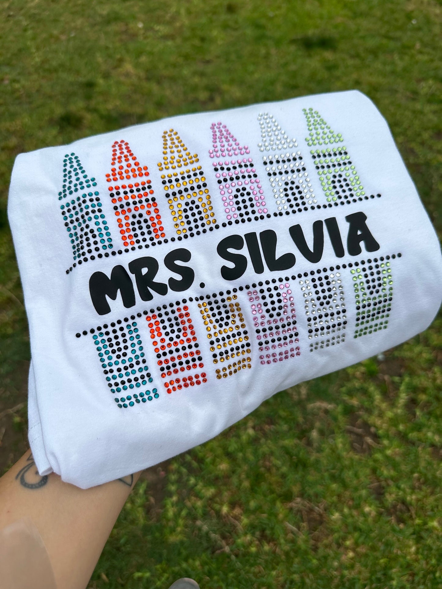 Camiseta con brillo para profesores, camiseta con arcoíris, camiseta de agradecimiento a los profesores, camiseta unisex con brillo, camiseta con brillo para mujer, camiseta con brillo para profesores