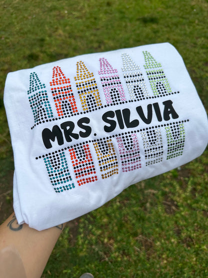 Camiseta con brillo para profesores, camiseta con arcoíris, camiseta de agradecimiento a los profesores, camiseta unisex con brillo, camiseta con brillo para mujer, camiseta con brillo para profesores